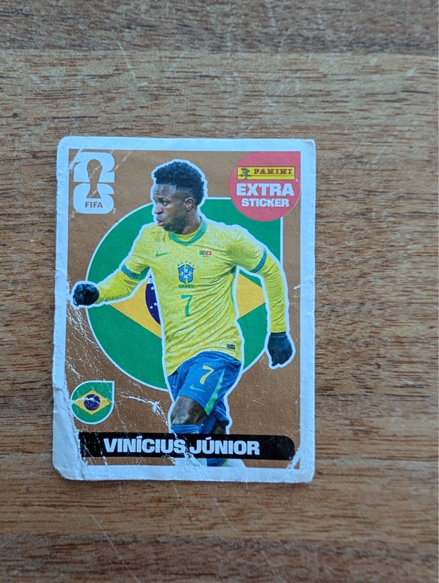 Panini Carte collezionabili: Vinícius Junior extra Sticker Bronze – Usato da Starrkirch-Wil venduto da Goemsu