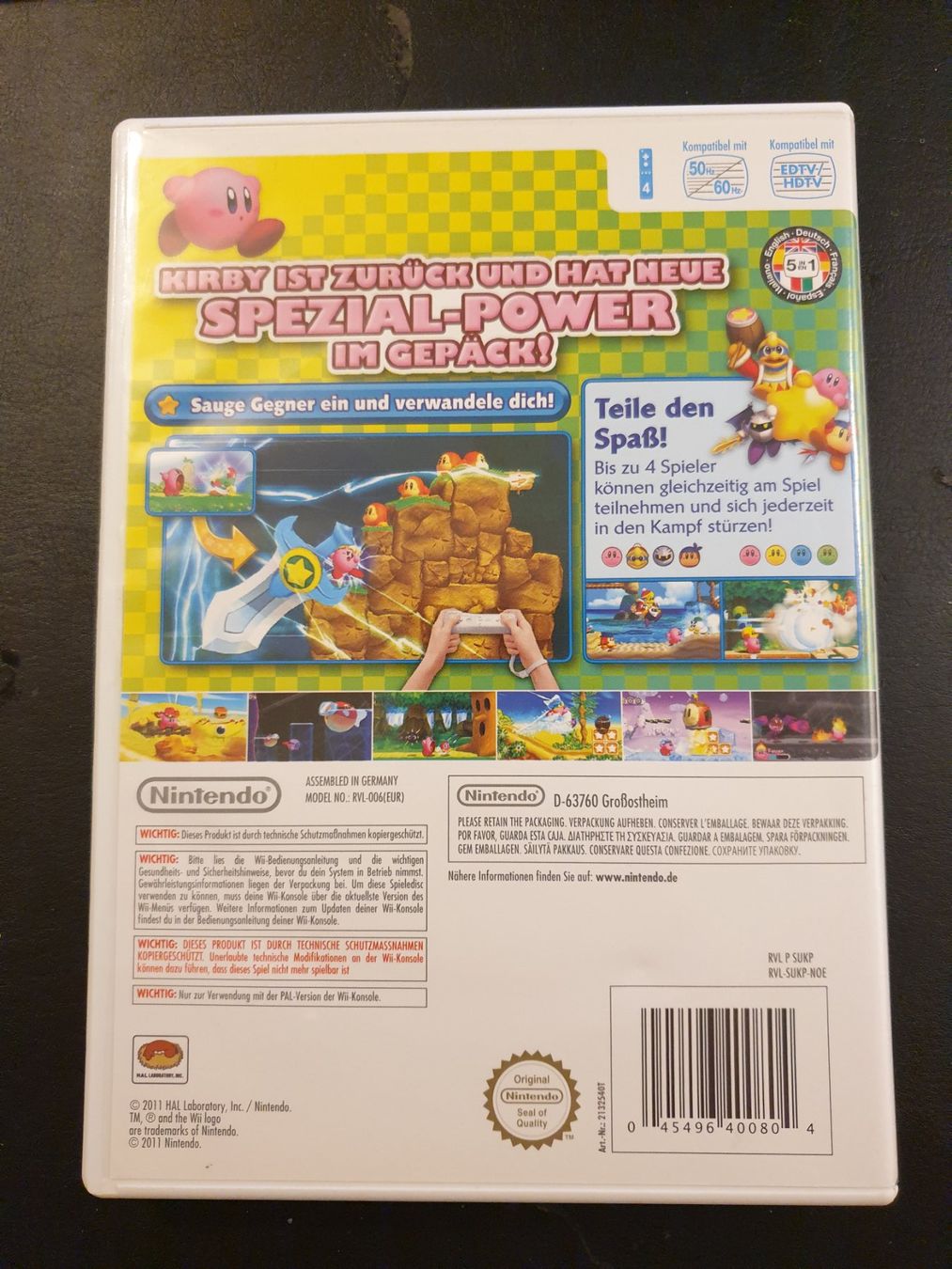 Spiele: Nintendo Wii - Kirby's Adventure Wii – Gebraucht aus Rain von Rou_z26r 1