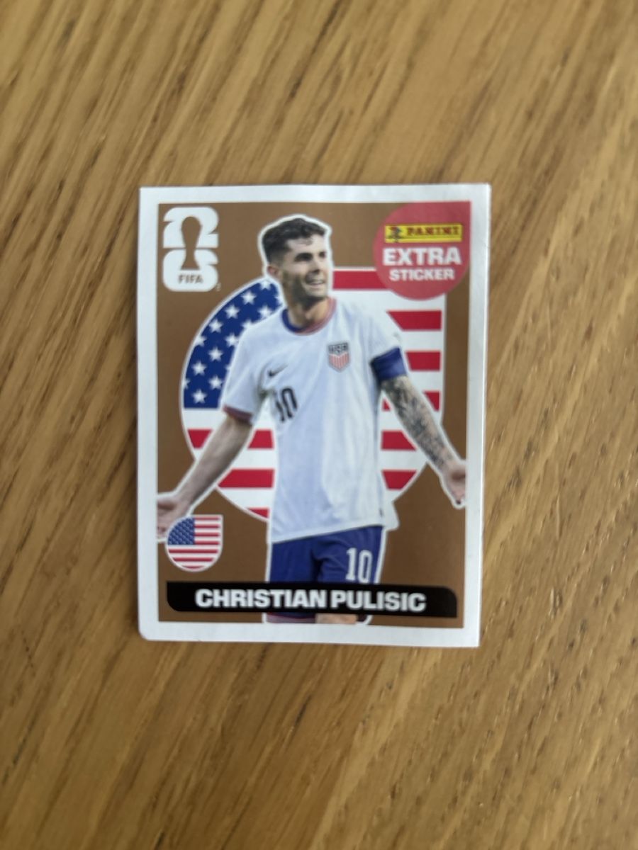 Panini Carte collezionabili: Extra Sticker Panini Christian  Pulisic USA – Nuovo (secondo la descrizione) da noréaz venduto da panda1978