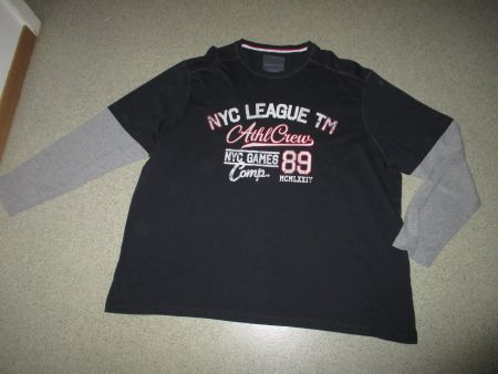 SWEATSHIRT PULLI GROSSE GRÖSSE SCHWARZ 4XL