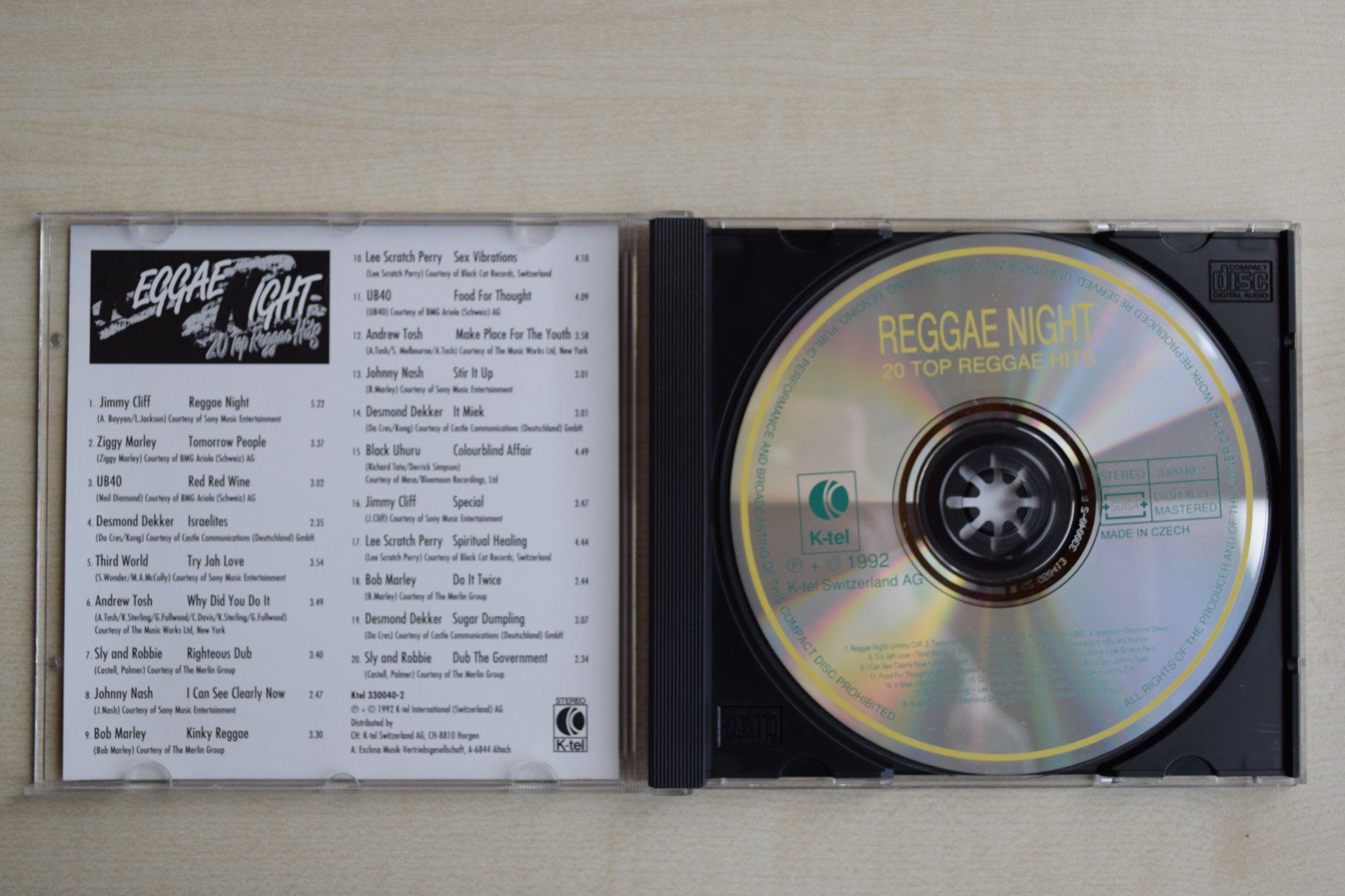 CDs: Reggae Night 20 Top Reggae Hits CD (975) – D'occasion à Reutigen par DONDON55 2