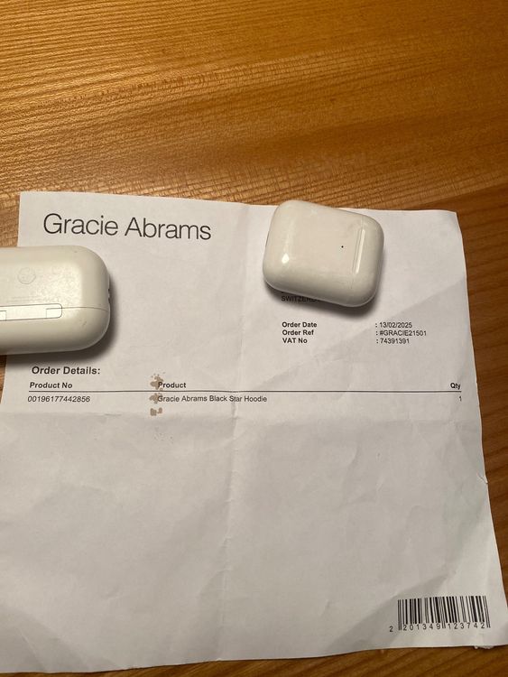 Gracie Abrams Hoodie Gr M original neu verpackt (Neu und