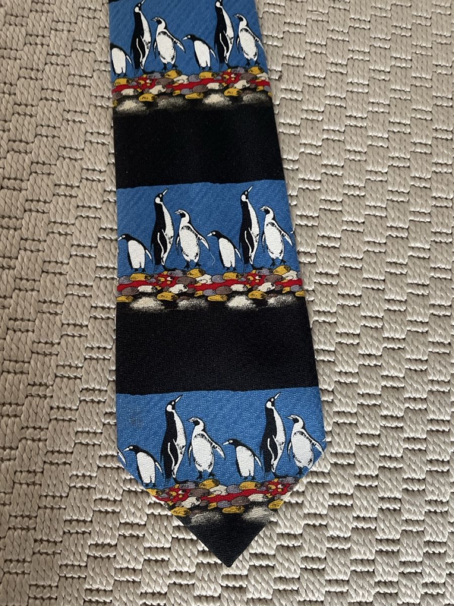 Cravatte: Pinguin-Krawatte, Spezielles Design – Usato da Solothurn venduto da Bobesch08