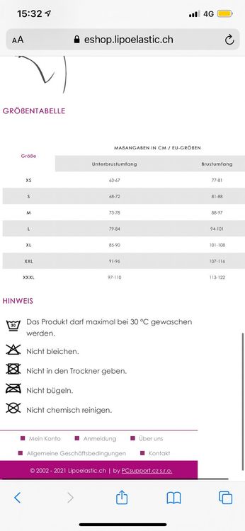 2x lipoelastic Kompressions BH nach OP L