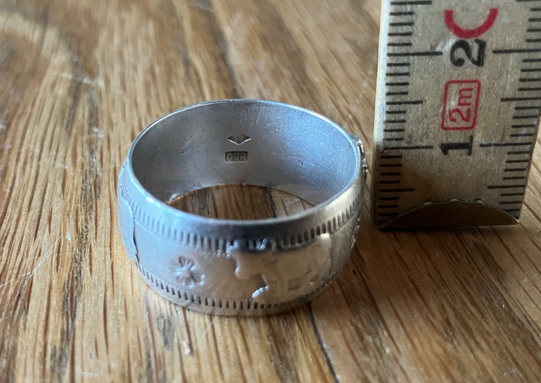 Anelli: Sennen Ring Silber 800 Ritter 1 – Usato da Waldstatt venduto da breitaxt 2