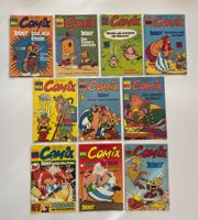 10 alte Comix Hefte Asterix Supermann Isnogud 1971 - 1976