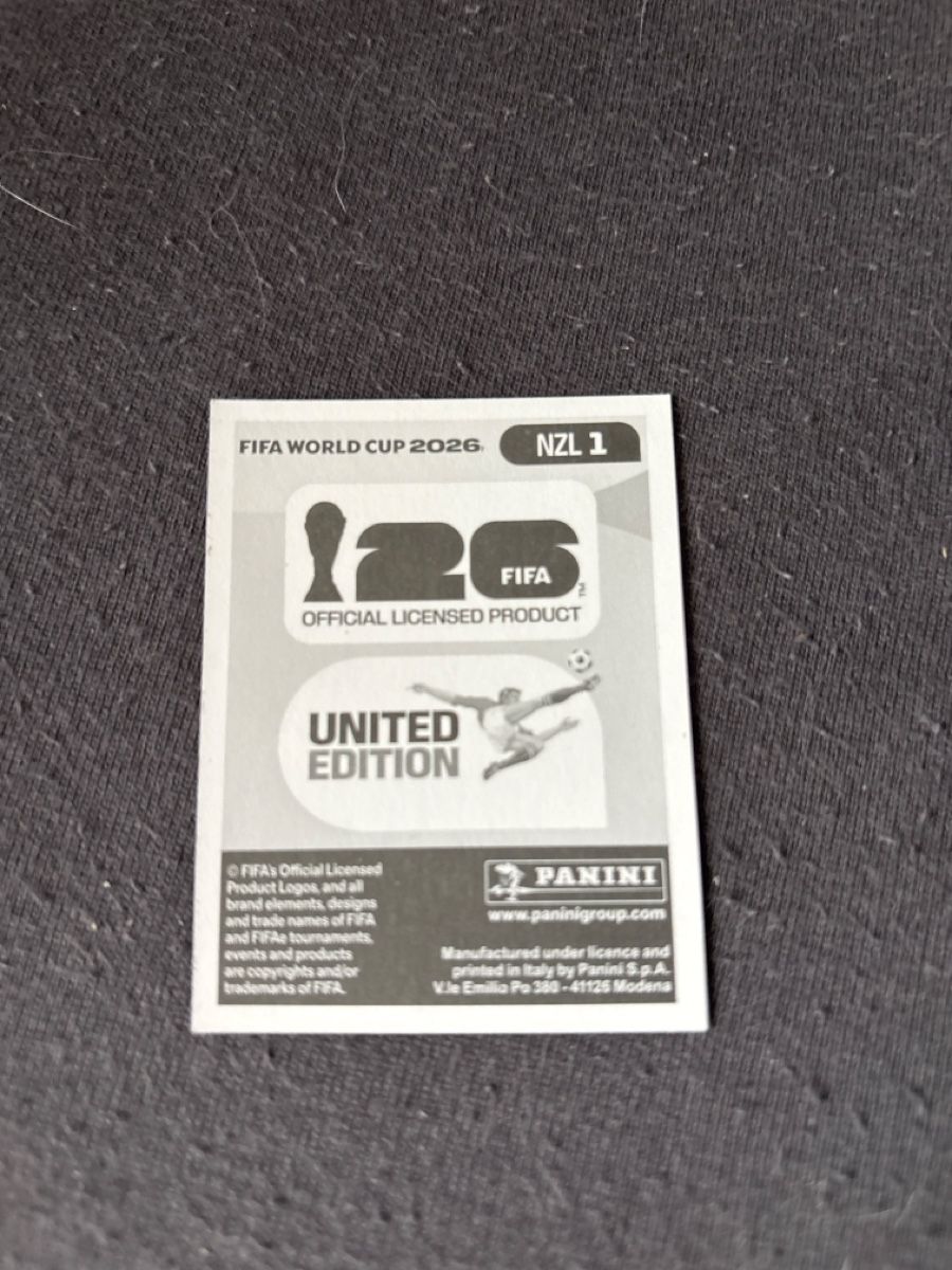 Panini Carte collezionabili: Panini Bild NZL1 – Nuovo e nell'imballaggio originale da Rechthalten venduto da Thierry_89 1