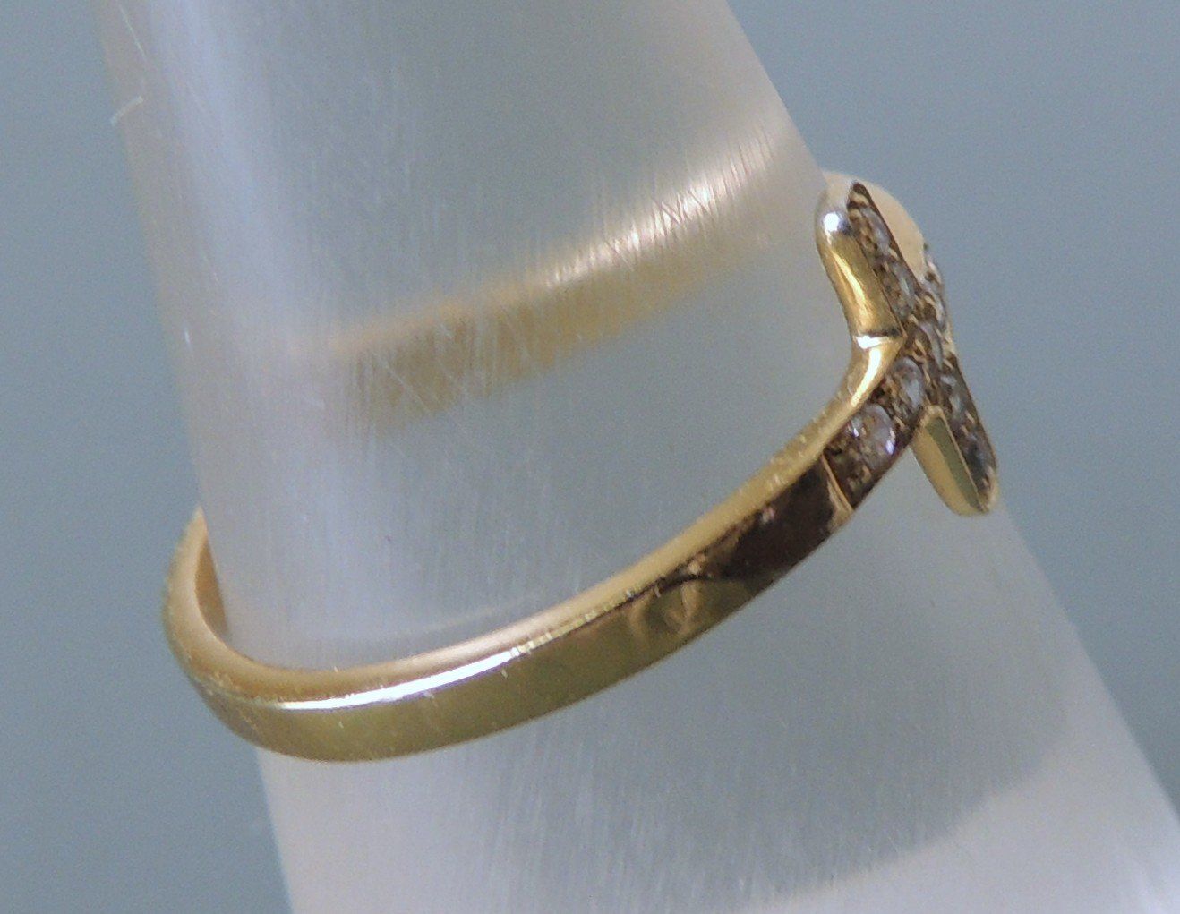 Pompidou Anelli: POMPIDOU vergoldeter Silber 925 Fingerring Gr. 52 – Usato da Waldenburg venduto da schaller707 3