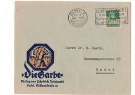 CH Brief Verlag " Die Garbe " Basel - o 1930