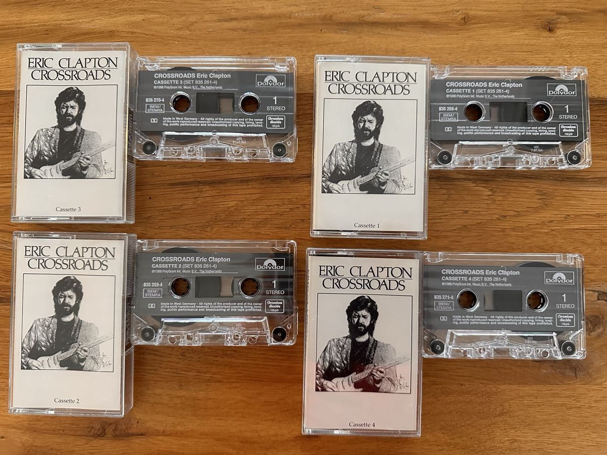 Cassettes audio: Eric Clapton Crossroads Kassetten – D'occasion à Däniken SO par cash63 1
