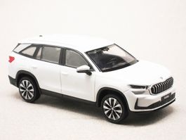 Skoda Kodiaq II seit 2024 weiss / schwarz     1:43 von Abrex