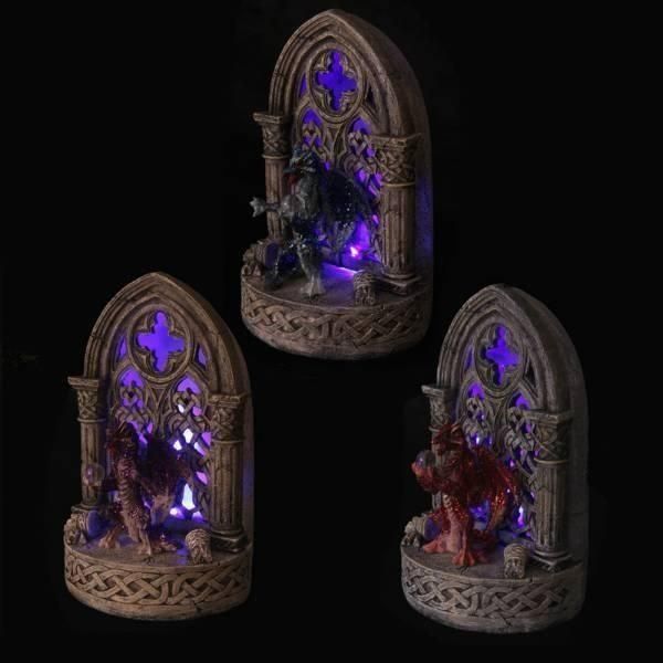 Statuette: FANTASY GLITZER DRACHE VOR – Nuovo (secondo la descrizione) da Rupperswil venduto da big-one-sale