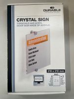 Türschild aus Acrylglas Durable 210x210