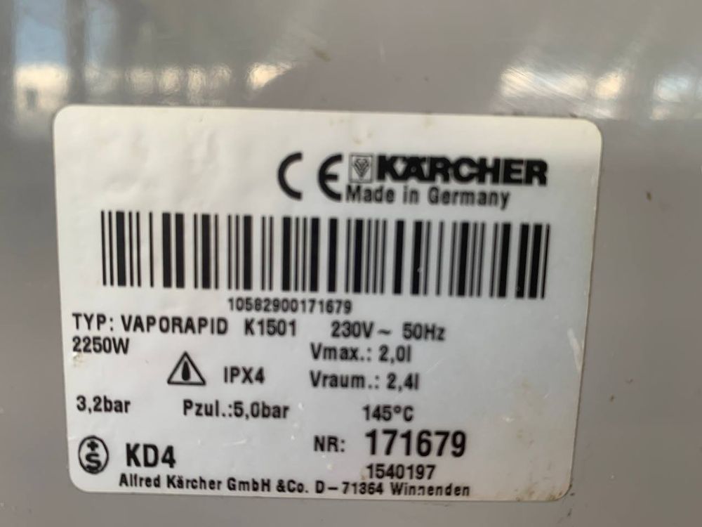 Kärcher 1501 Vaporapid Dampfreiniger L 2123 | Kaufen auf Ricardo