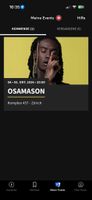 Osamason Psykturnal Tour Tickets Zürich 03.10.26