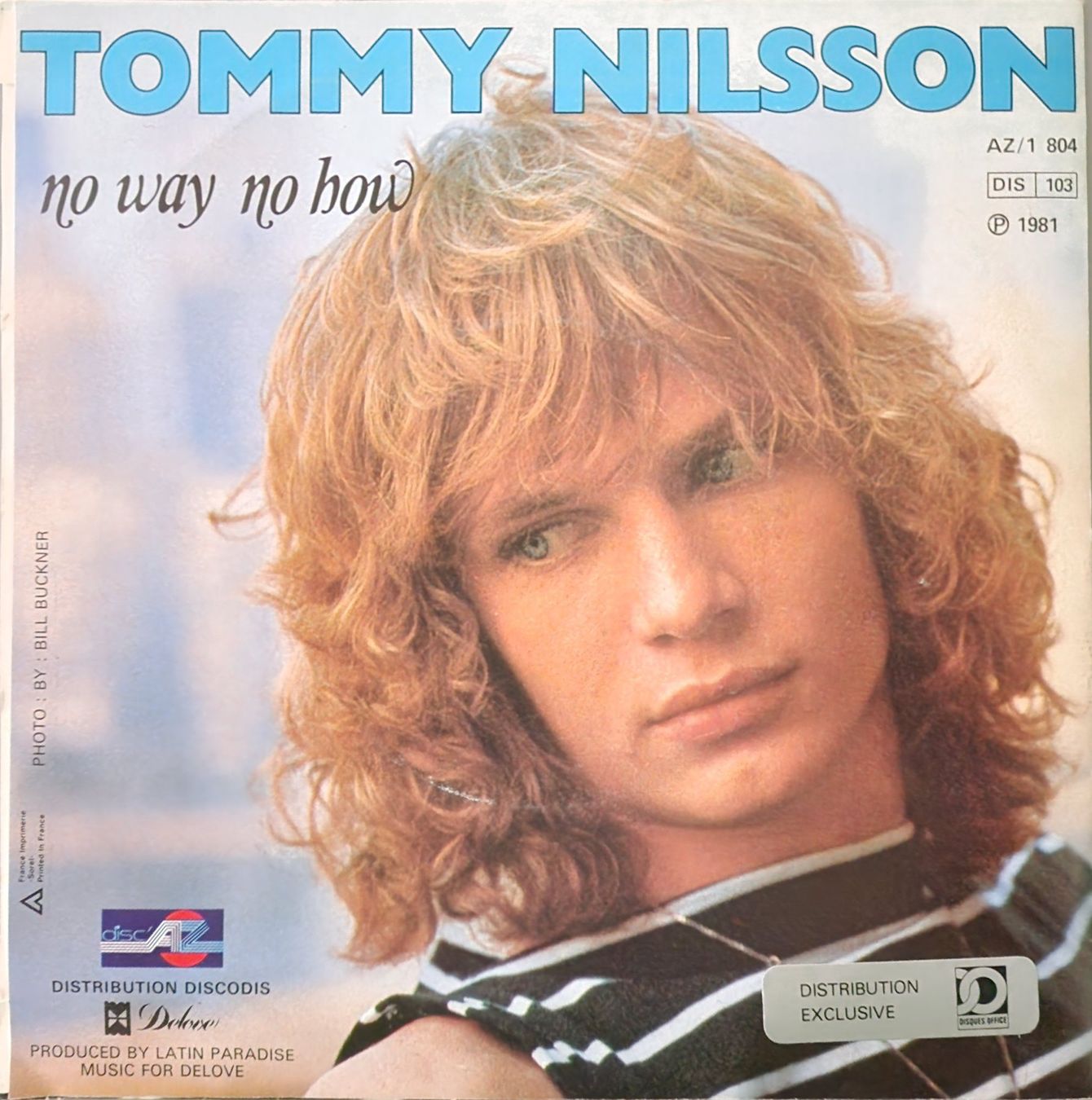 Dischi in vinile: Tommy Nilsson Single  – No Way No How – Usato da Root venduto da atelier22 1