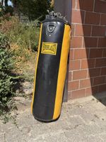 Boxsack Everlast Schwarz Gelb gebraucht