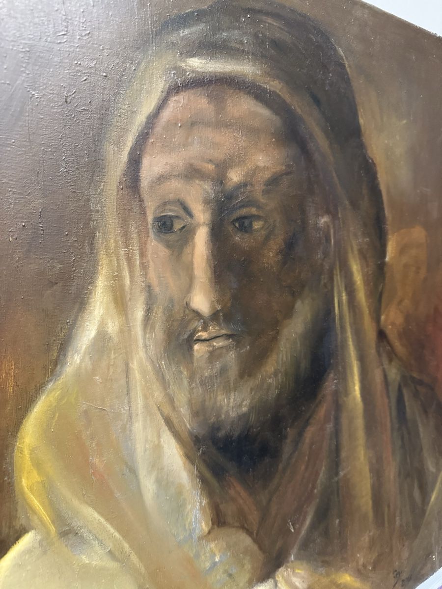 Dipinti: Portrait Painting - Mysterious Man – Usato da Etoy venduto da AntiqueBookcase 1