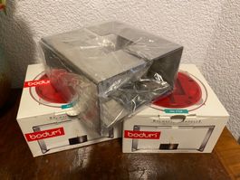 BODUM  Stövchen Edelstahl  2 Stuck NEU und 1 gebrauchte Grat