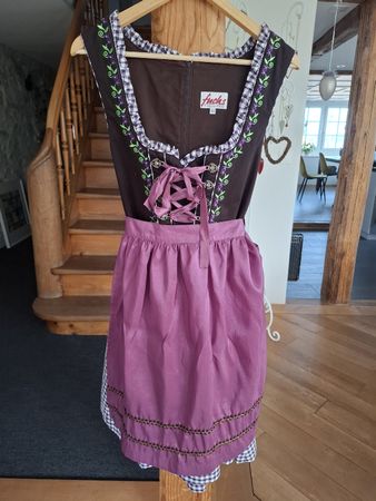 Dirndl mit Bluse (Fuchs Trachtenmode) Grösse XL  