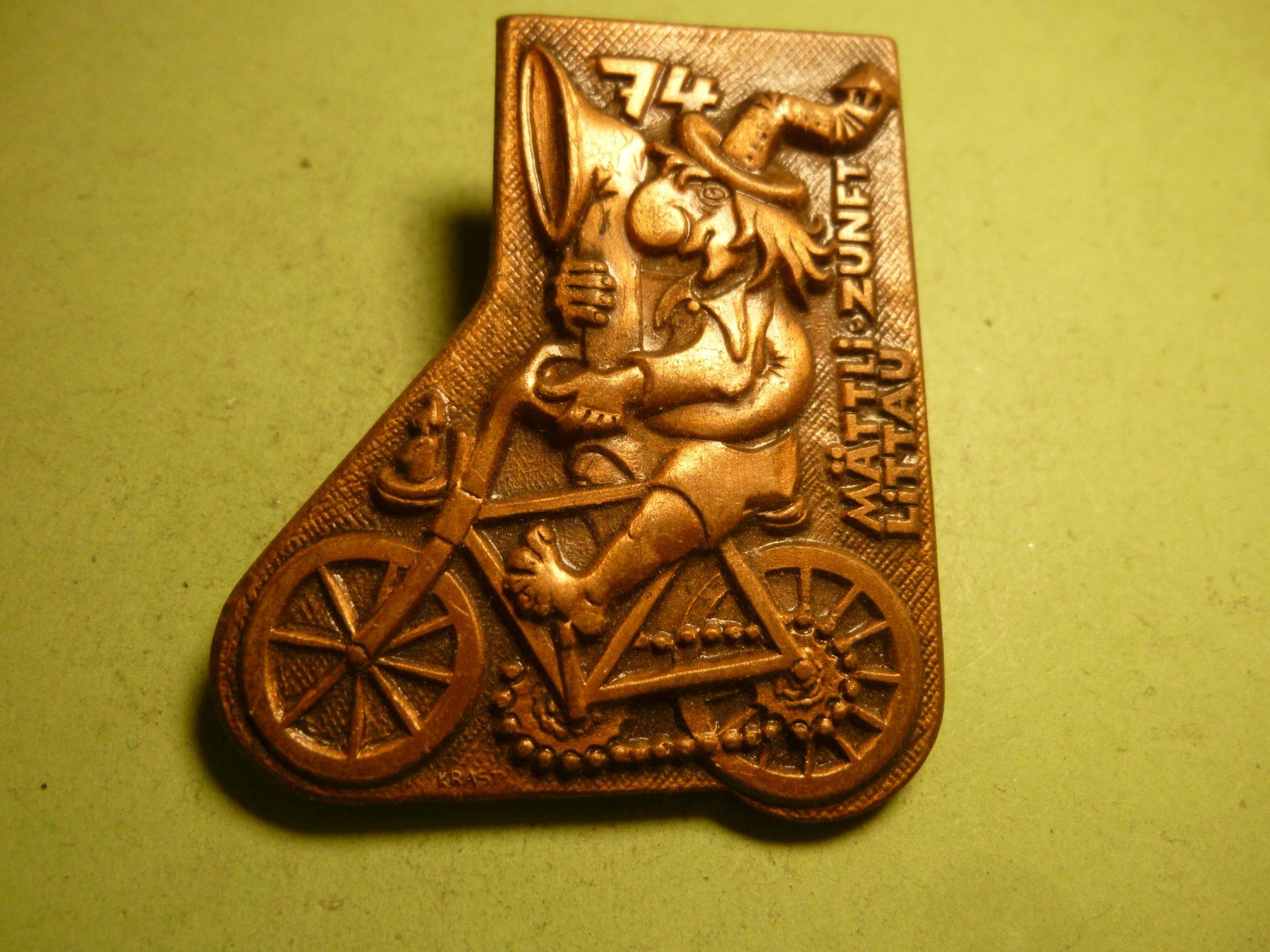 Placchette & Badge: LITTAU 1974 BRONZE – Usato da Ried (Muotathal) venduto da Mandarin02