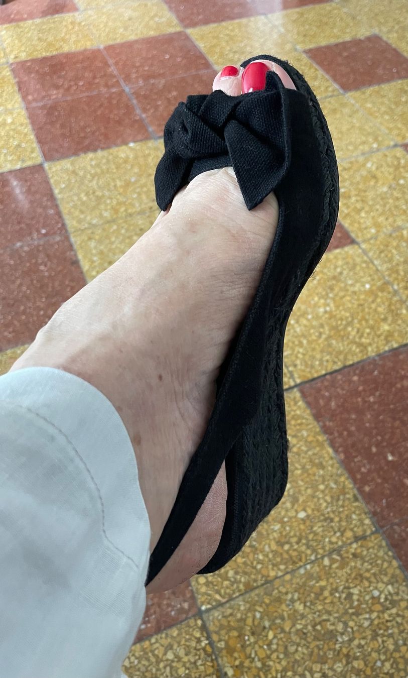 Chaussures femmes: Sandali CASTANER neri con fiocco – D'occasion à Lugano par lor_6rzk 1