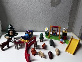 Playmobil lot figurines animaux ferme jouets