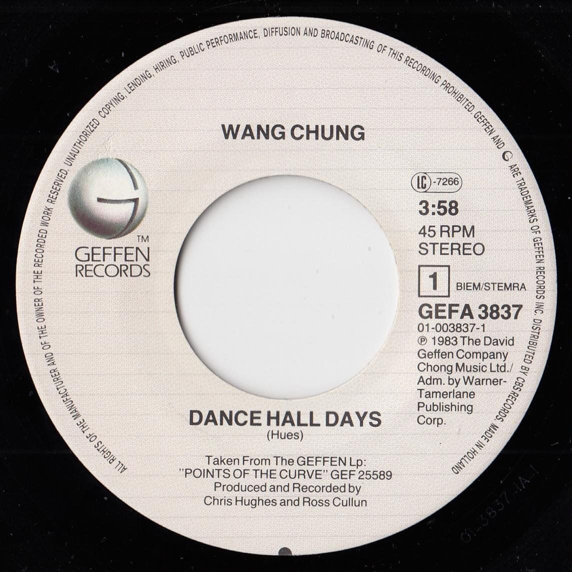 Dischi in vinile: Wang Chung Vinyl Single 1983 – Usato da Volketswil venduto da Abcrecords 2