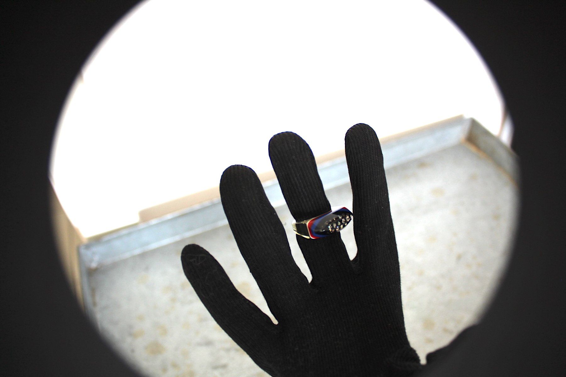 Anelli: Kunststoff Ring Gr. 54 - 17.3 mm – Usato da Locarno venduto da madame-tus-sauds