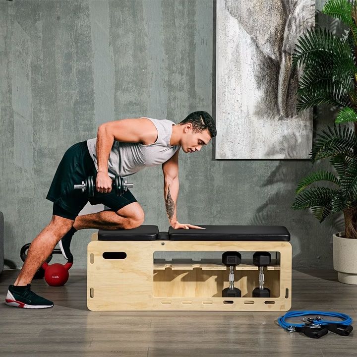 Hometrainer: Multifunktionsbank mit Hantelablage neuwertig – Usato da Zürich venduto da SulZa