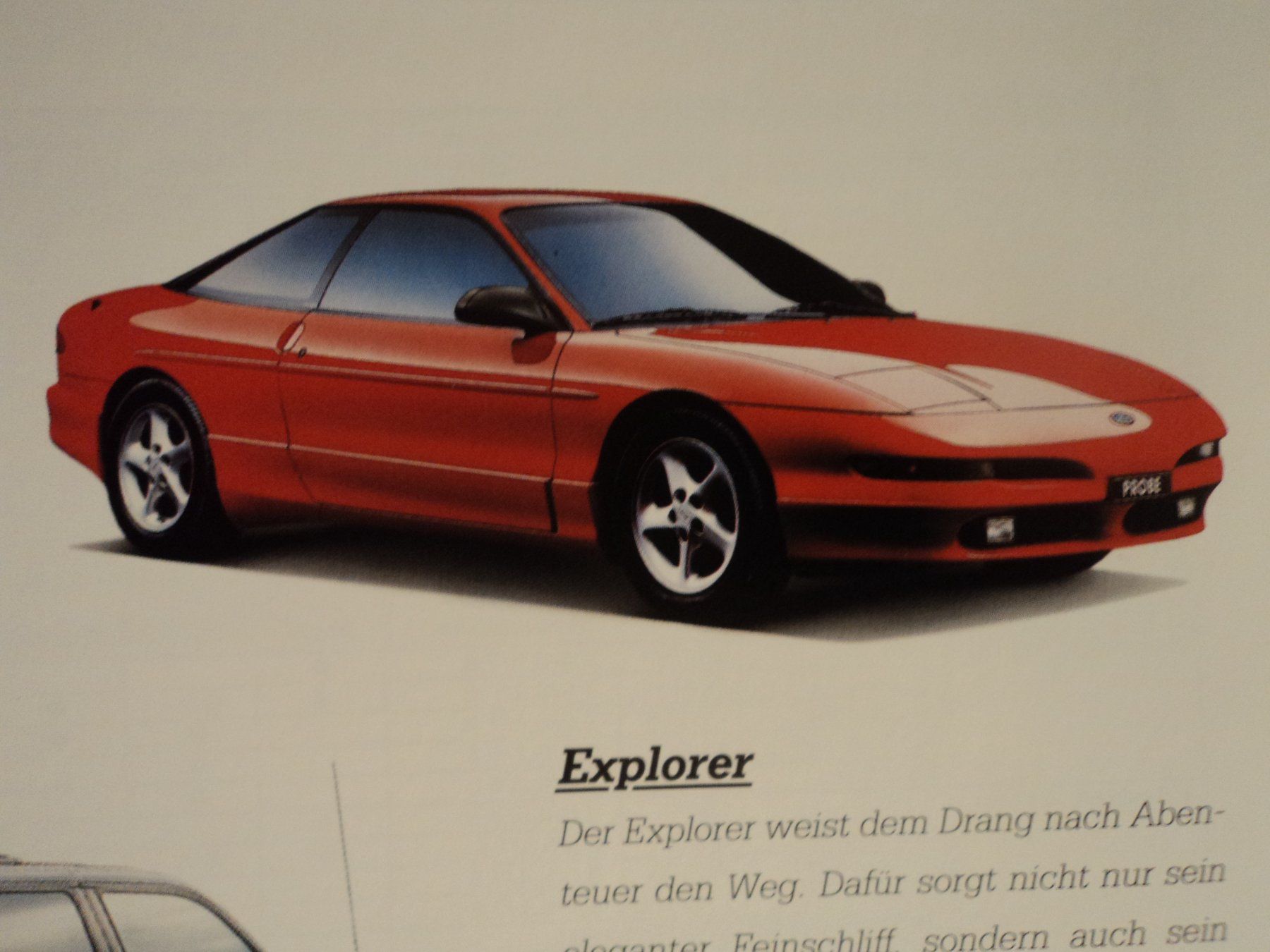 Ford Dokumente: Prospekt Ford Range ca. 1994 mit Escort RS Cosworth – Gebraucht aus Schwarzenburg von modelCARama