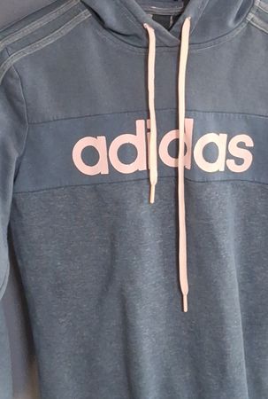 Adidas Kapuzenpullover dunkelgrau-blau