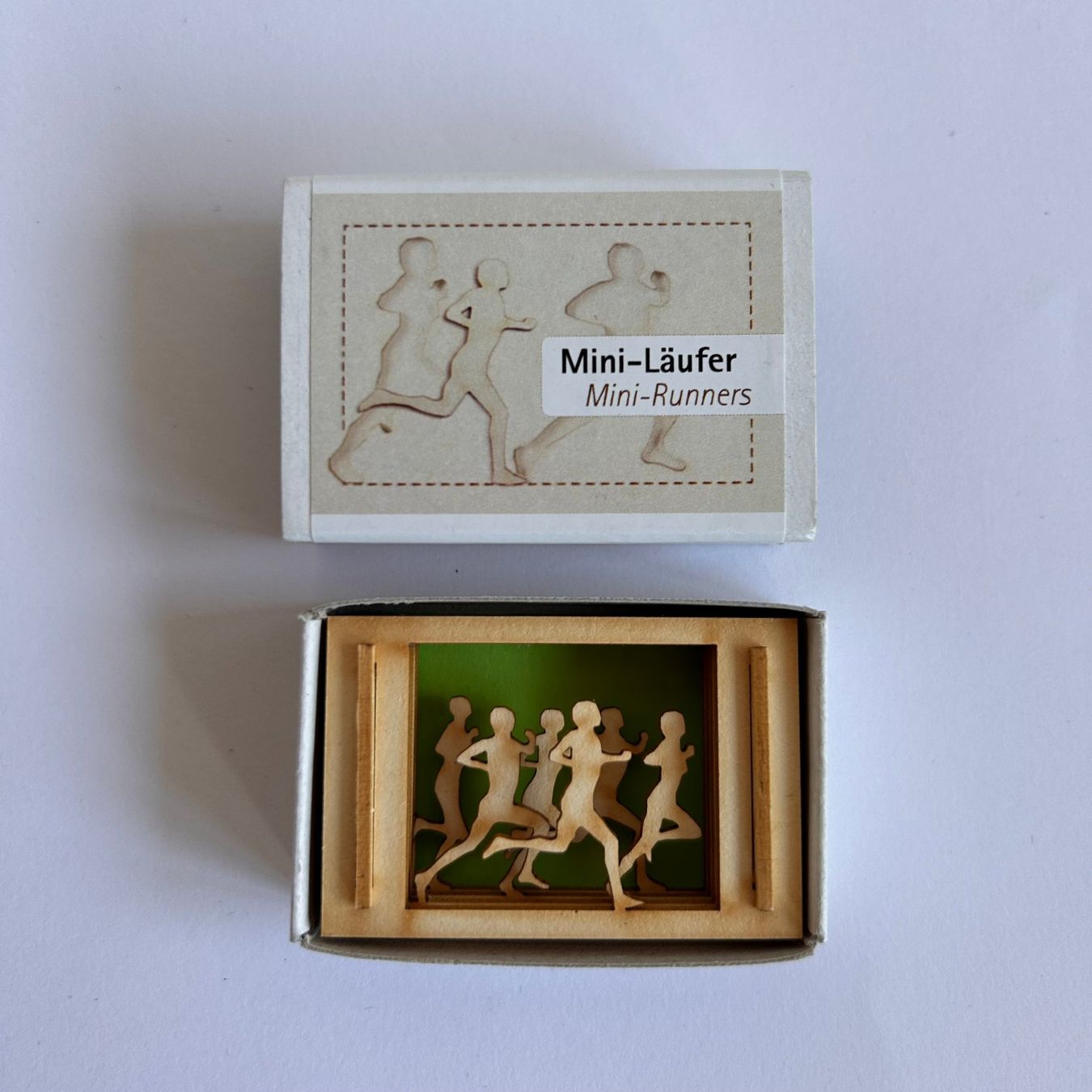 Tutte le decorazioni: Mini-Läufer – Holz Deko-Set im Schiebekästchen – Nuovo (secondo la descrizione) da Bern venduto da san_svt6 2