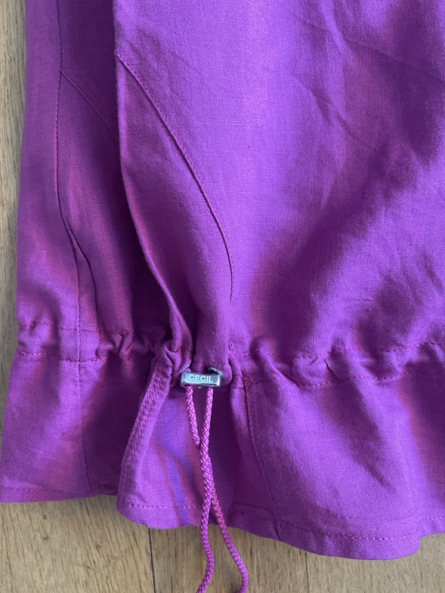 Cecil Top: Leinentop, Cecil, violet, M – Usato da Solothurn venduto da Bobesch08 6