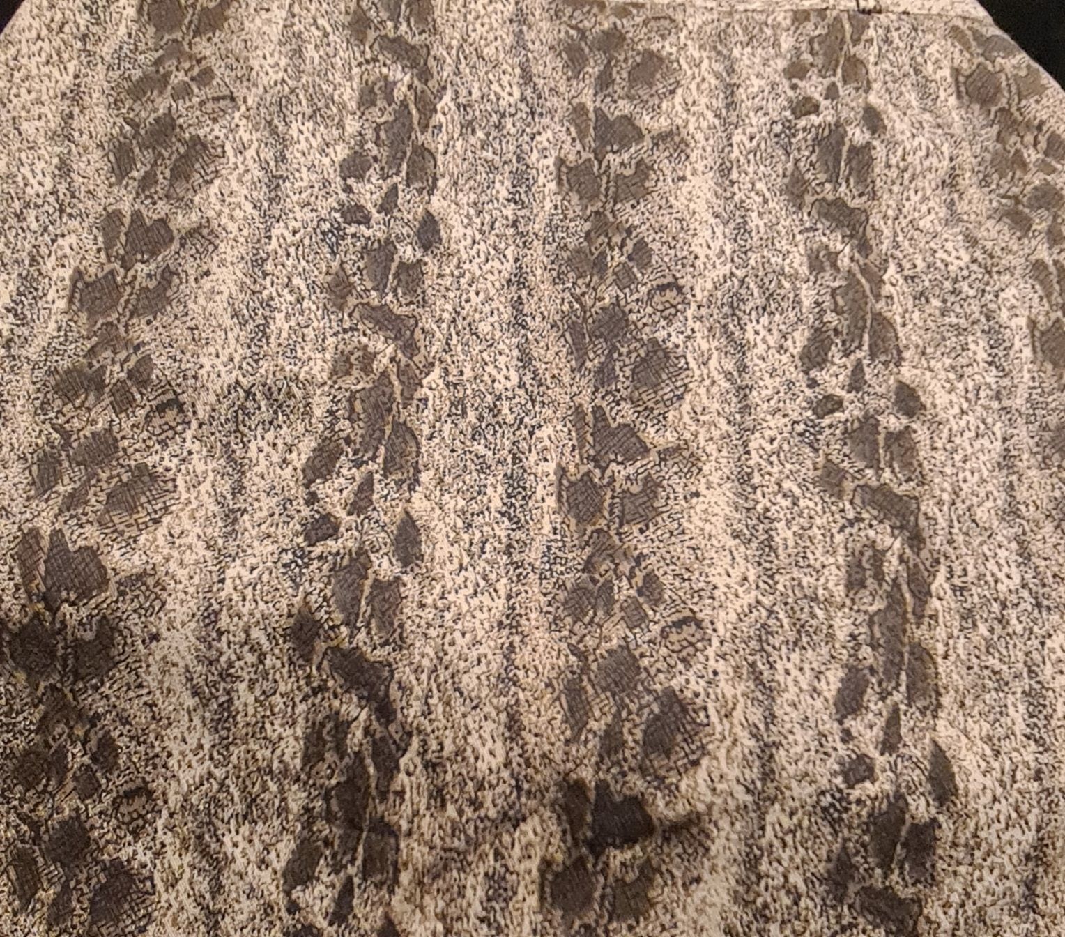 Gonne: Schicker Rock Gr. 42 Beige Braun Muster – Usato da Dussnang venduto da Mak13 1