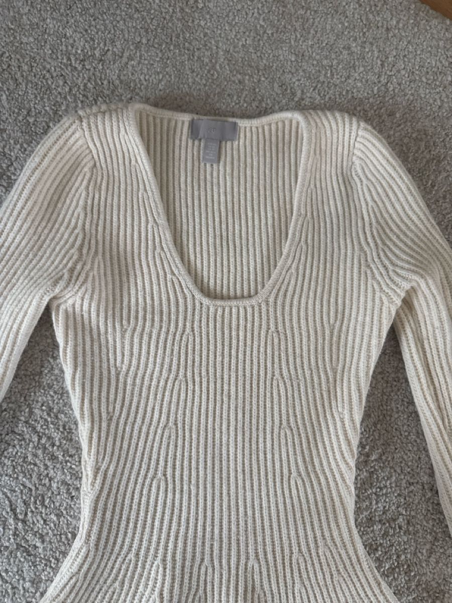 H&M Maglioni & Felpe: Strickpullover, Crème, Grösse XS – Usato da Zürich venduto da and_5bzx 1