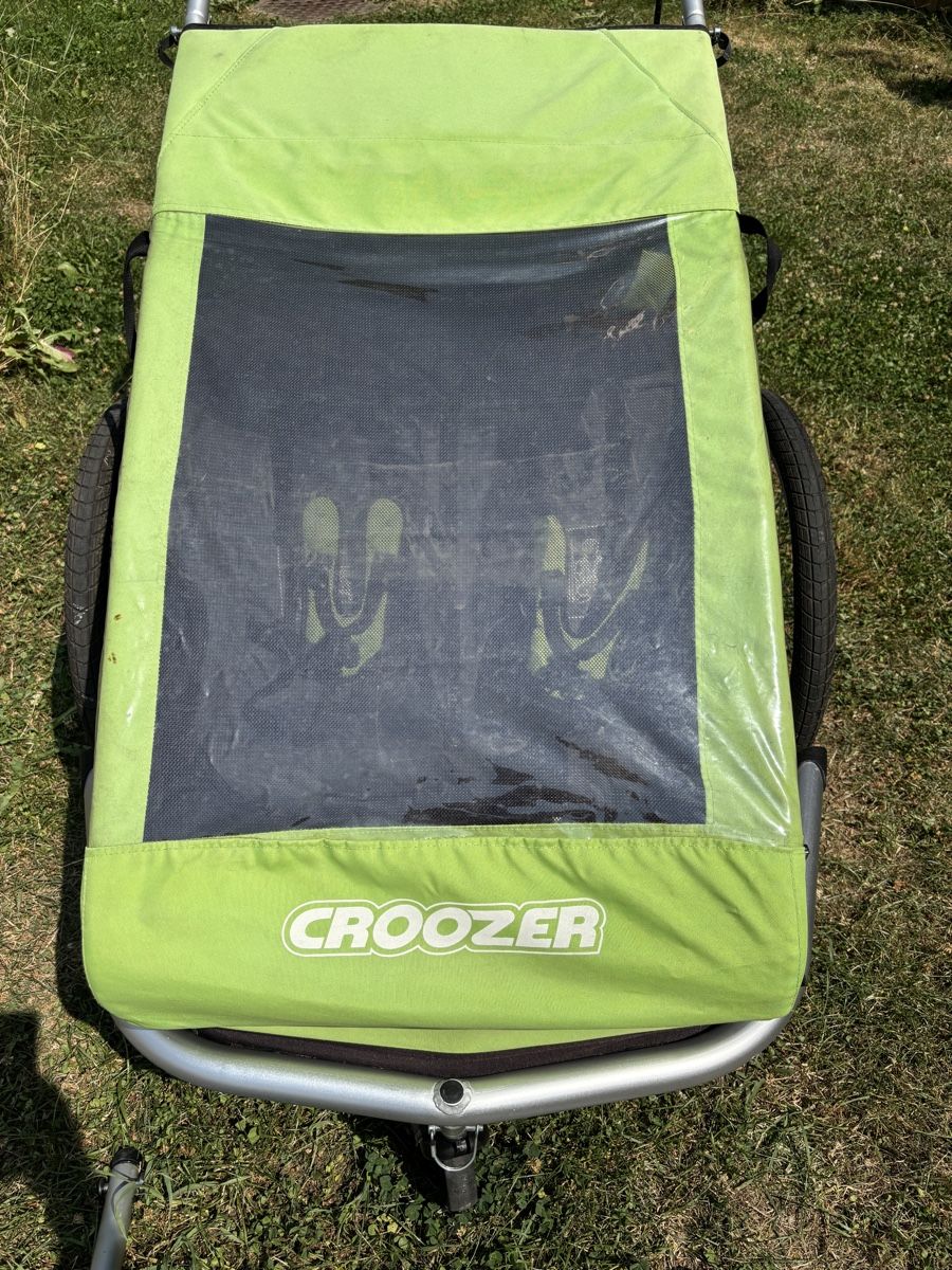 Croozer Rimorchi: Croozer Kid for 2 | Weberkupplung | Jogging Set | etc. – Usato da Niederscherli venduto da Urban02