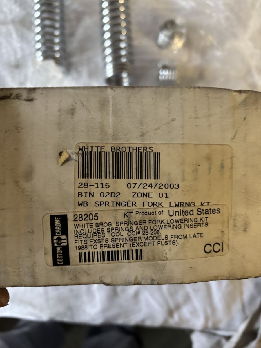Harley-Davidson Tutti i ricambio per moto: Harley Davidson tiefergegungskit  Springer – Nuovo (secondo la descrizione) da Schötz venduto da Harley35 3