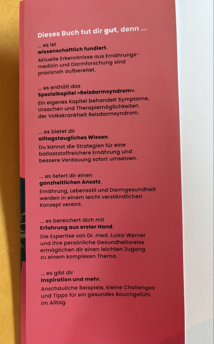 Bücher: Darm gut, alles gut / Dr. med. Luisa Werner – Gebraucht aus Kappel SO von Fabruzzi 2