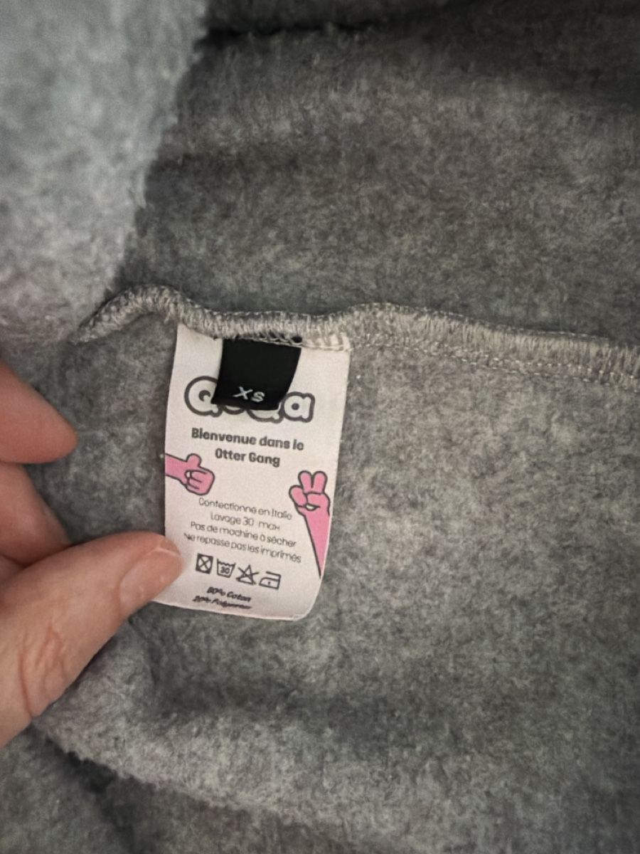 Maglioni & Felpe: Sweat à capuche gris chiné QoQa XS – Usato da Fétigny venduto da Titou2010 2