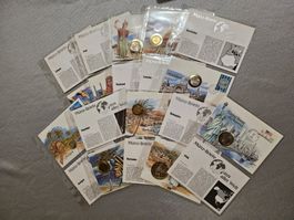 120 Numisbriefe / Münzbriefe / Münz - Briefe aus aller Welt