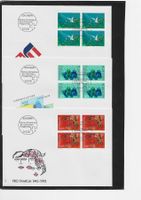 1992 Werbemarken FDC 4er