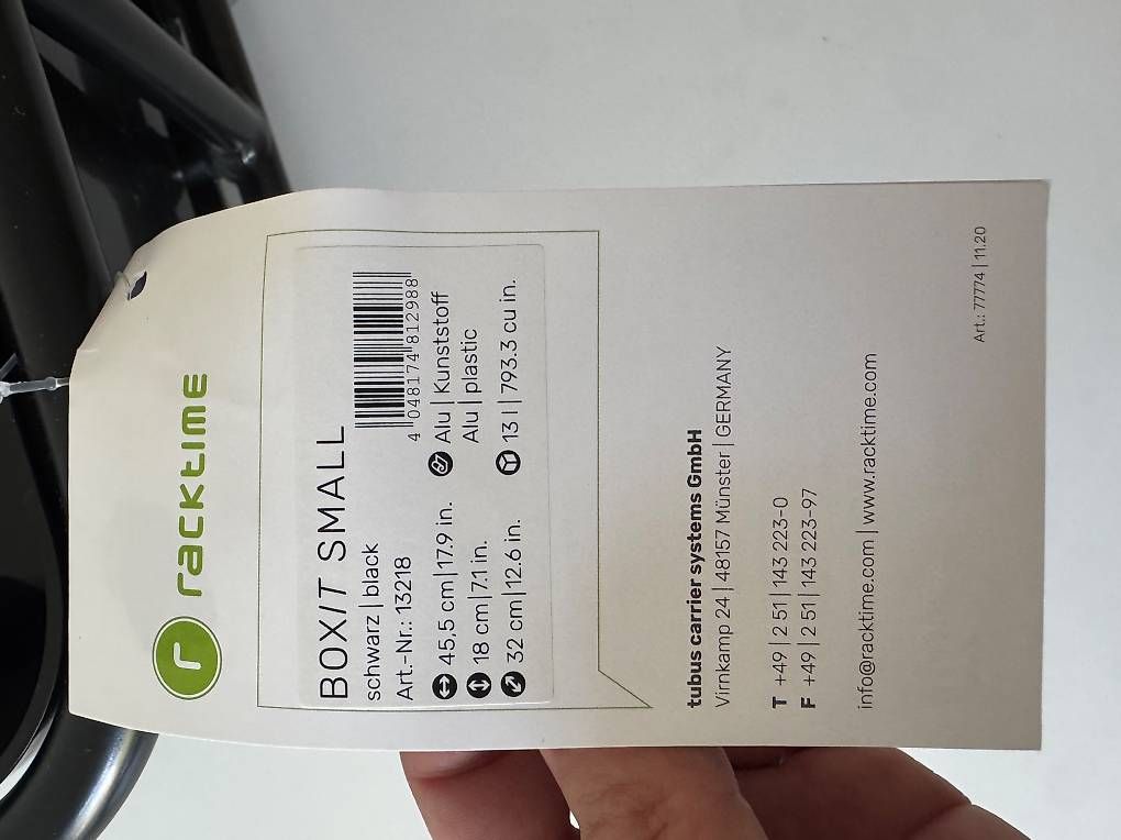 Pezzi di ricambio: Racktime Boxit Small Korb Neu nie verwendet – Nuovo e nell'imballaggio originale da Basel venduto da dezin 4