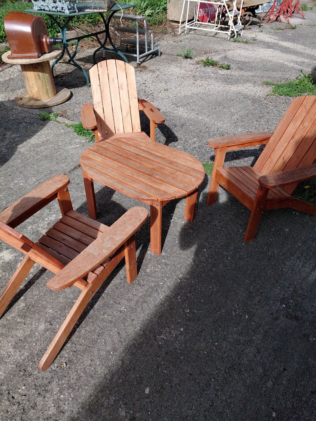 Tischset: Salon de jardin pour enfant – Gebraucht aus Noiraigue von pel_ny7d