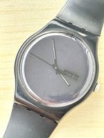 Armbanduhr Swatch schwarz Datum Wochentag gebraucht