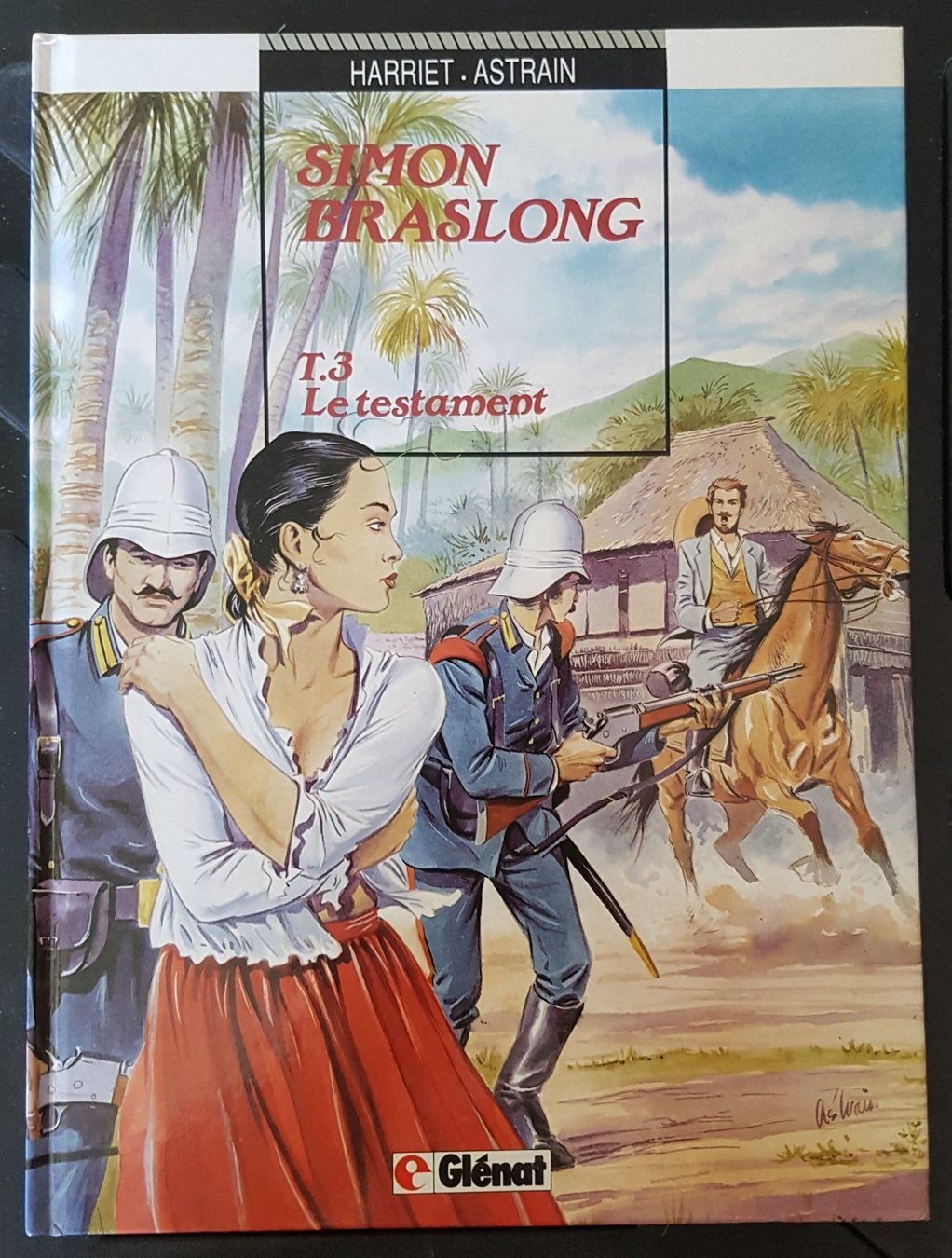 Comics: Simon Braslong  N 3  E.O.  (T.B.E.)  Le testament – Gebraucht aus Prévonloup von bitume1975