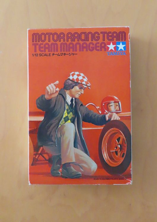 Tamiya 1/12 MOTOR RACING MANAGER TEAM NEU OVP 1975 Original (Neu und ...