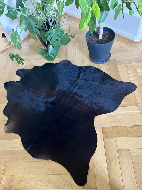 Tapis peau de vache véritable 2