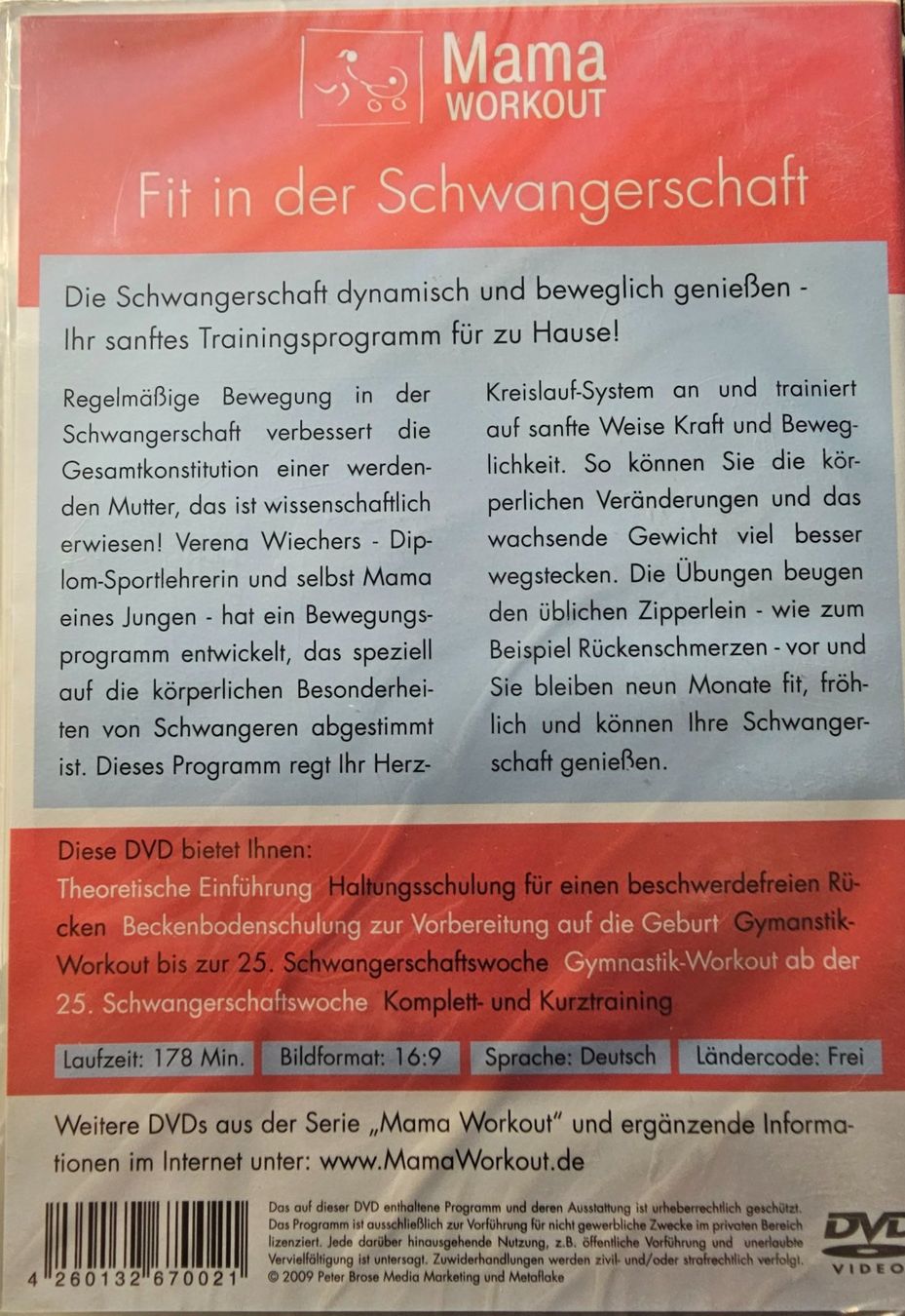 Alle DVDs: Mama Workout - Fit in der Schwangerschaft – Neu und originalverpackt aus Wahlen b. Laufen von Cg10 1