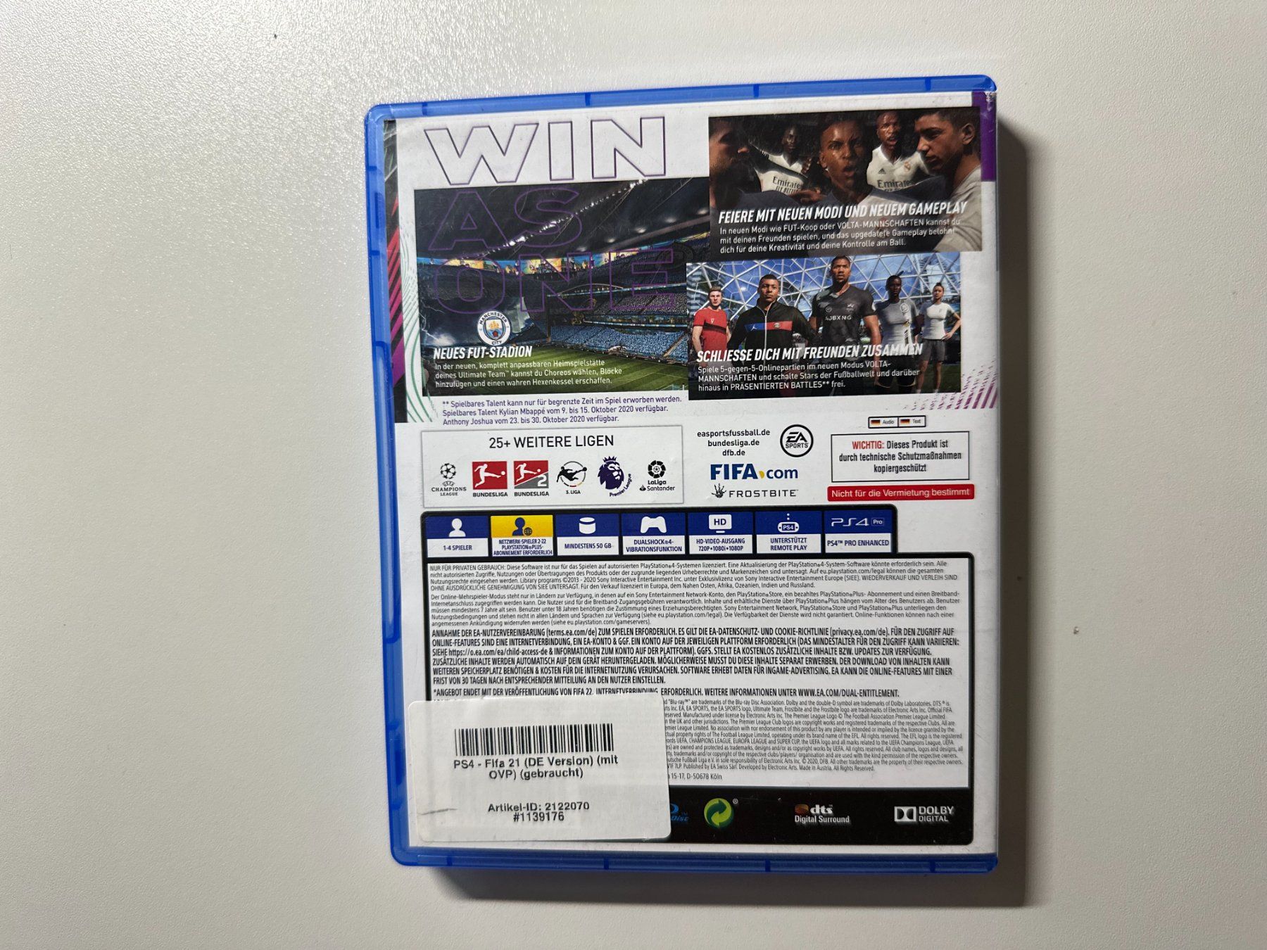 FIFA 21, Sony Playstation 4, PS4, PS5 (Neu (gemäss Beschreibung)) in